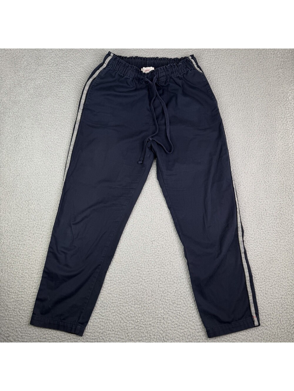 Xirena Pants Womens Medium Navy Blue Drawstring Lightweight Made USA Jogger